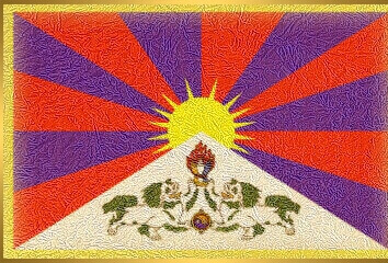 tibetská národná vlajka-tibet