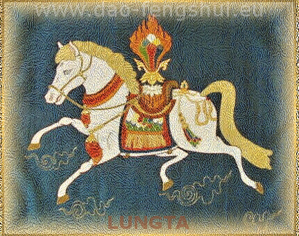 tibetská modlitebná vlajka - Lungta